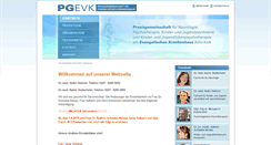 Desktop Screenshot of pg-evk.de