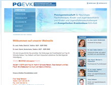 Tablet Screenshot of pg-evk.de